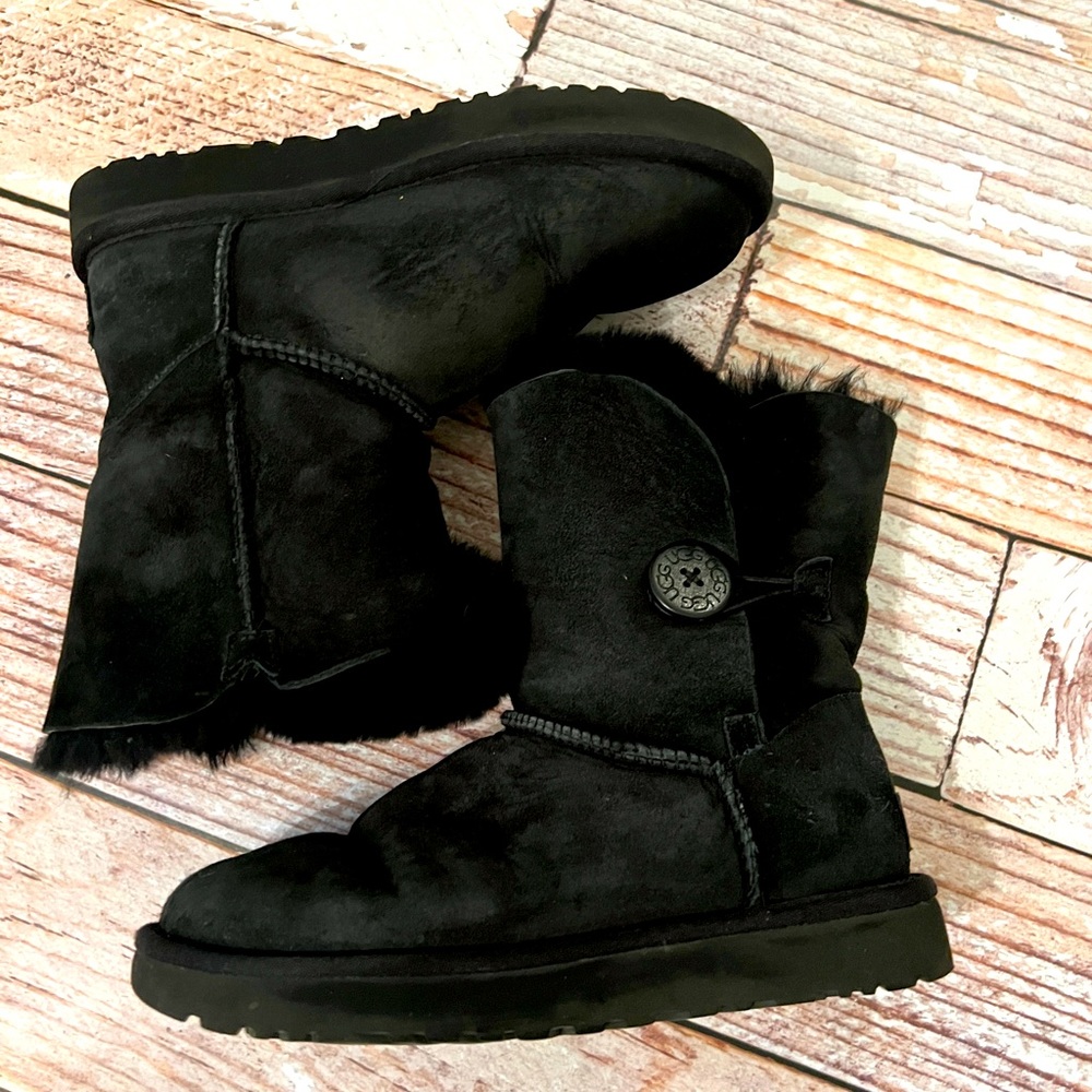 UGG Bailey Button II Suede Water-Repellent Cold Weather Boots